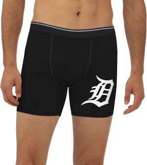 Detroit Men's long leg breathable boxer briefs