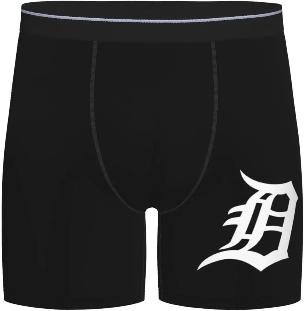 Detroit Men's long leg breathable boxer briefs