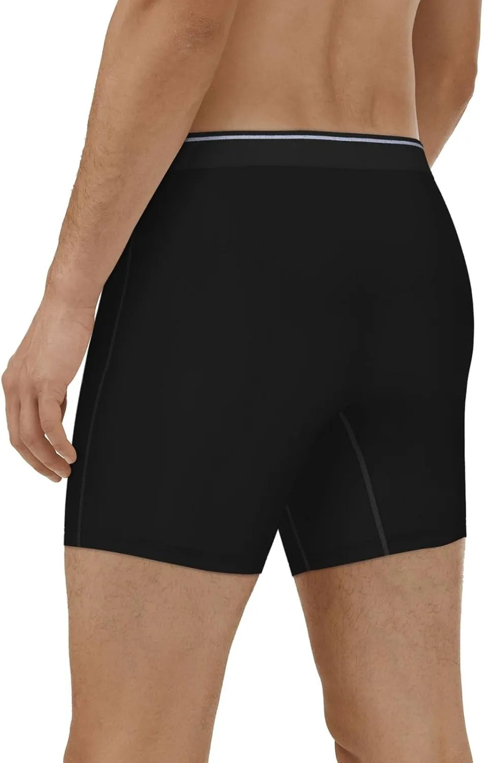 Detroit Men's long leg breathable boxer briefs
