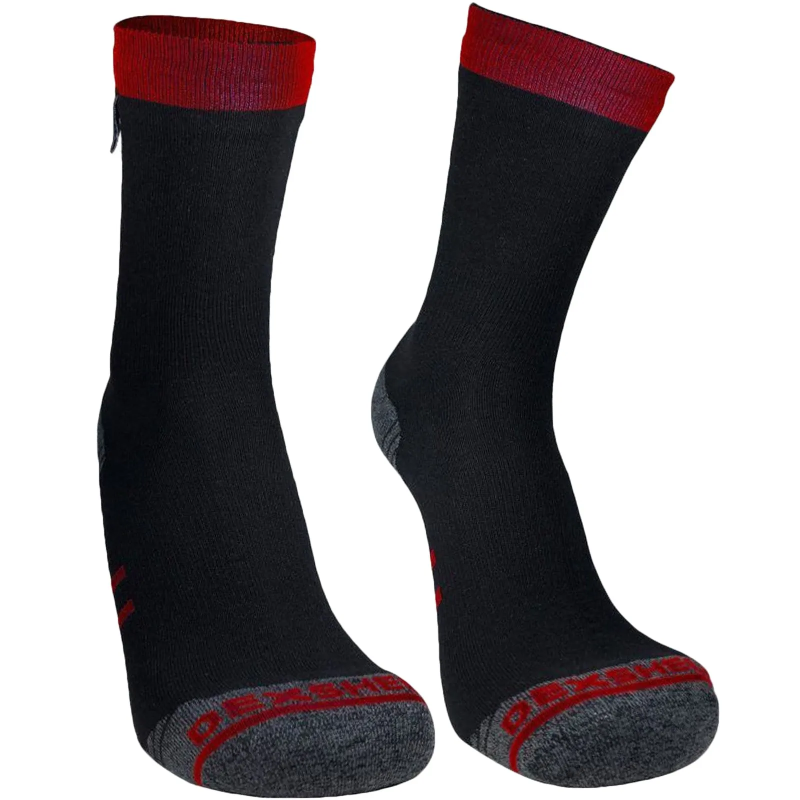 DexShell Drirelease Running Lite Unisex Waterproof Socks - Red