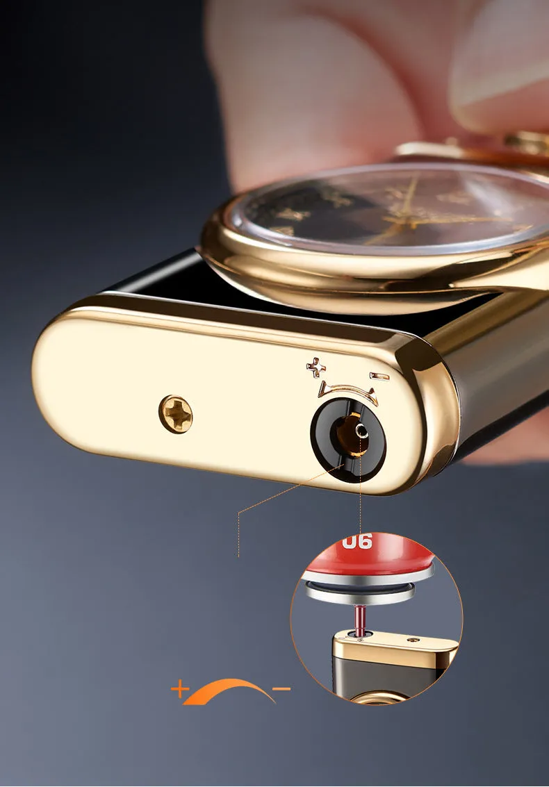 Dial Rocker Arm Inflatable Torch Lighter
