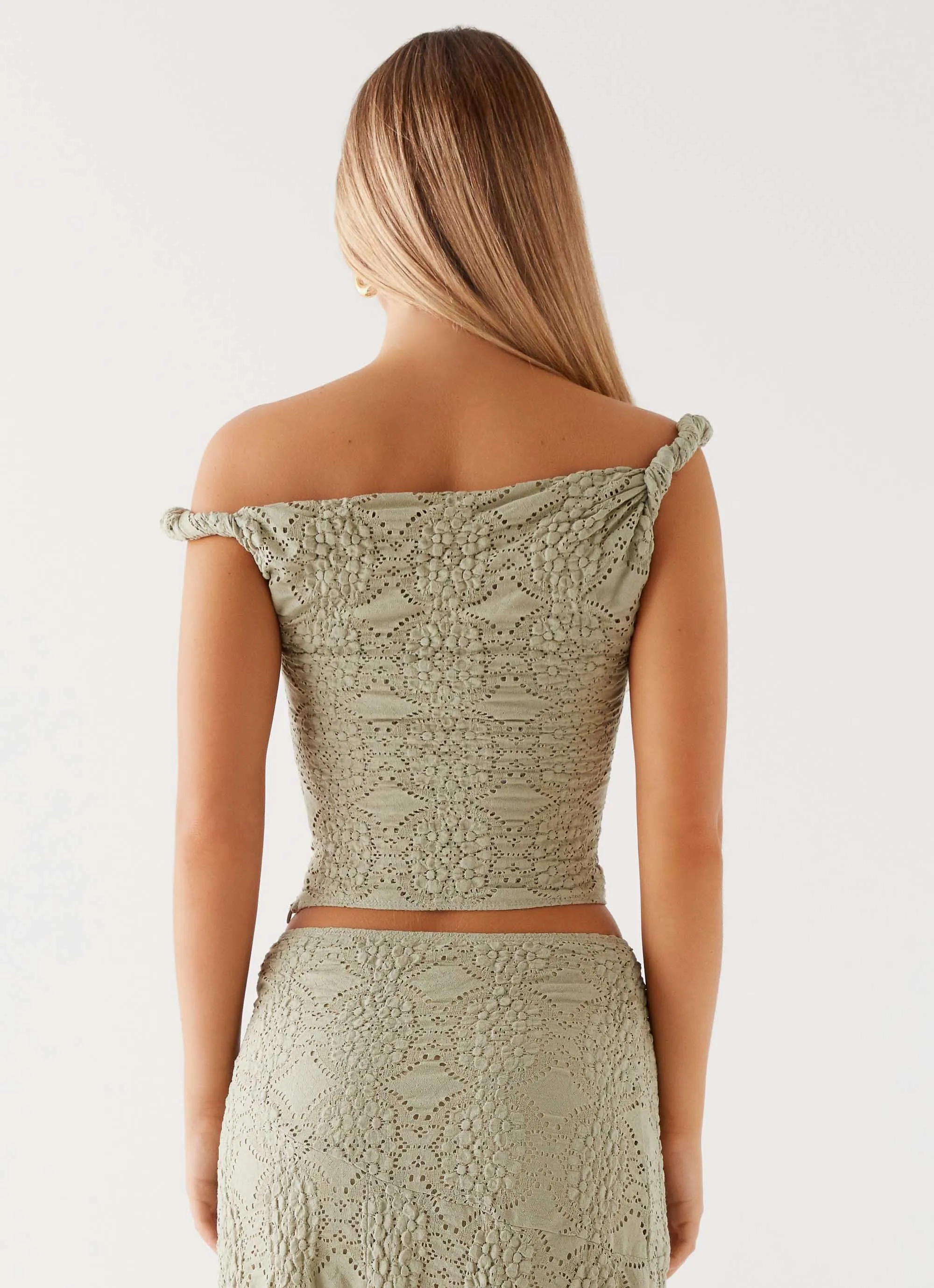 Diamond Sky Top - Sage Comfy Fit ButterSoftTexture