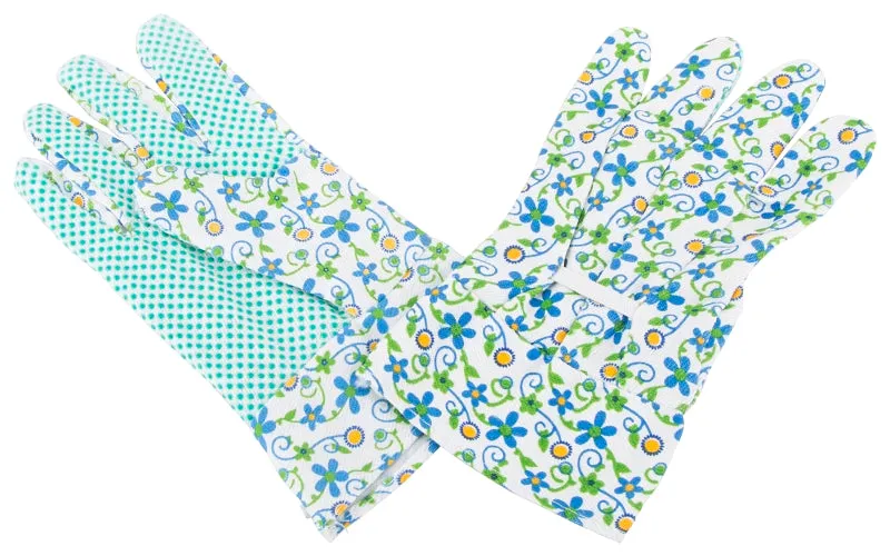 Diamondback C001 Garden Gloves with PVC Dots, Women's, One-Size, Fabric 80% Cotton 20% polyester :PR: QUANTITY: 1