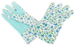 Diamondback C001 Garden Gloves with PVC Dots, Women's, One-Size, Fabric 80% Cotton 20% polyester :PR: QUANTITY: 1