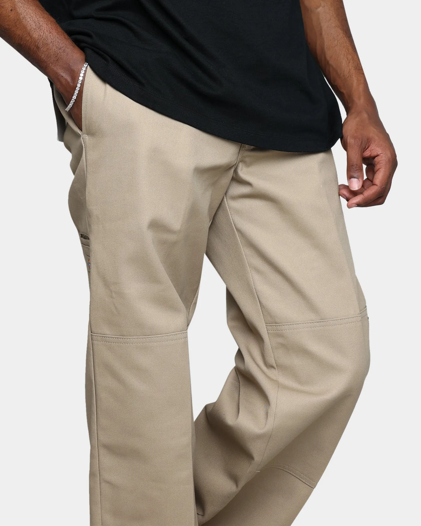 Dickies Twill Double Knee Pants Khaki