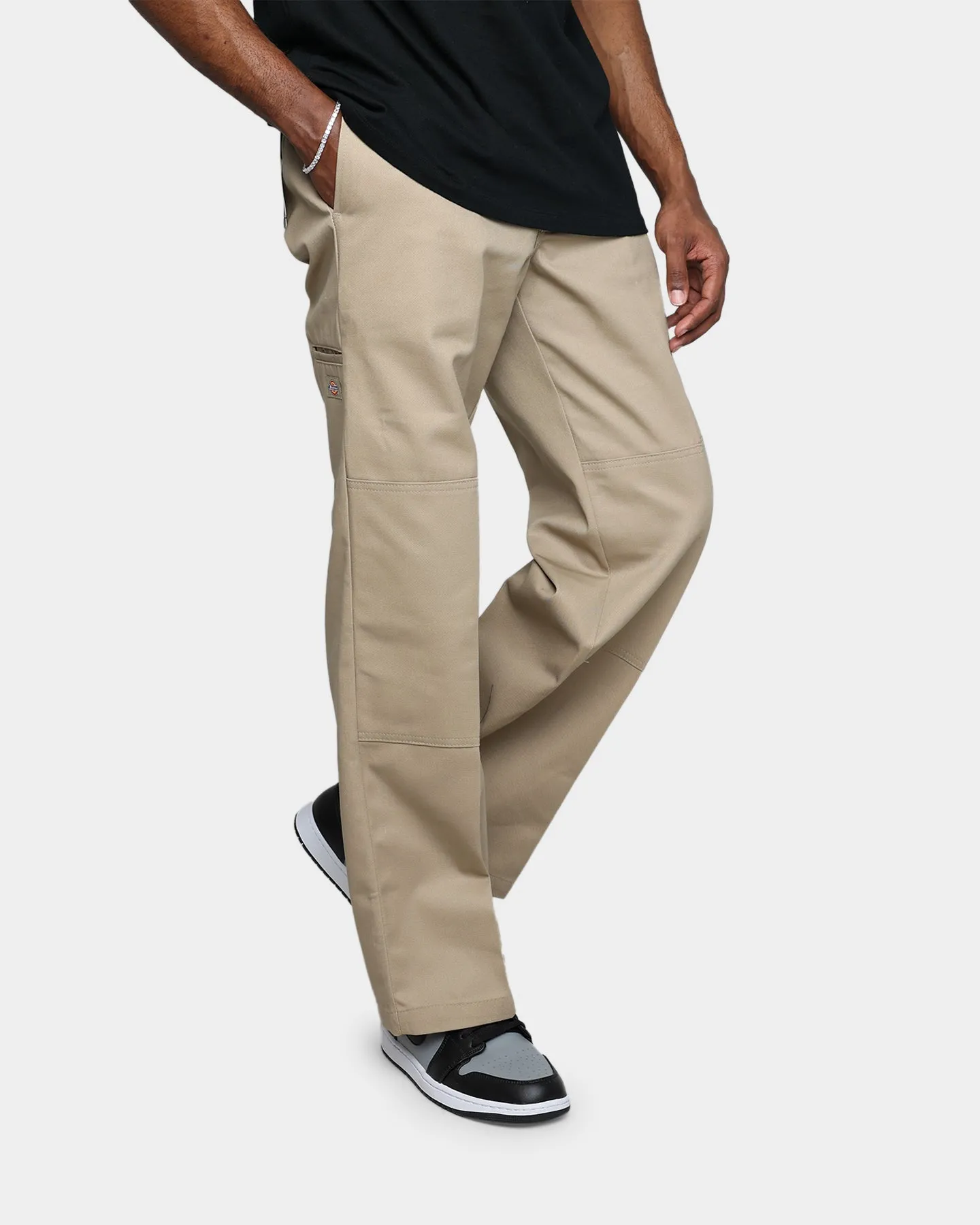 Dickies Twill Double Knee Pants Khaki