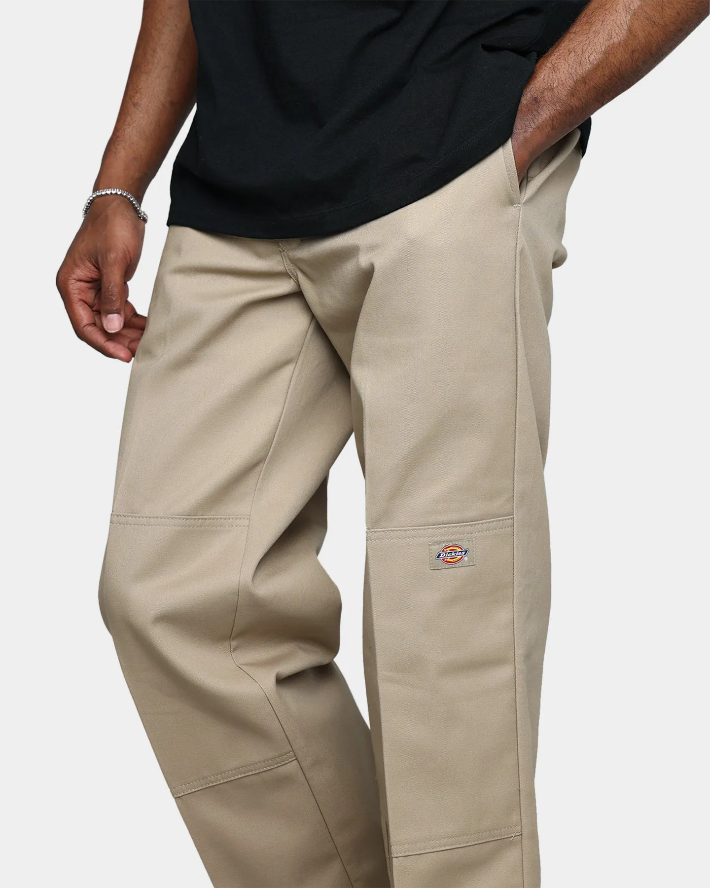 Dickies Twill Double Knee Pants Khaki