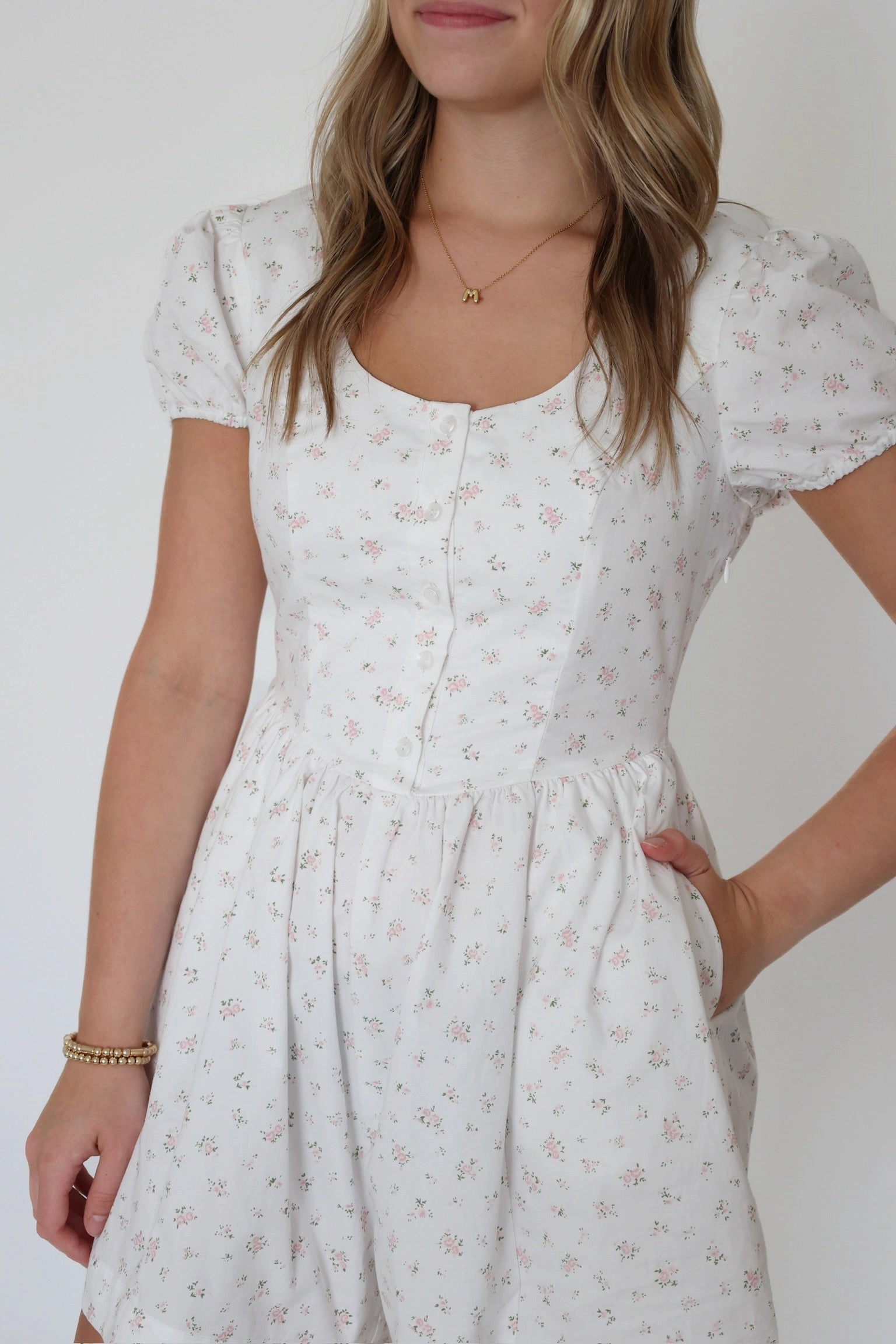 High Density Weave Classic Tank Dilly Dally Romper (FINAL SALE)