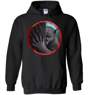 Dogman Encounters Rogue Collection Hooded Sweatshirt (red border with white font)