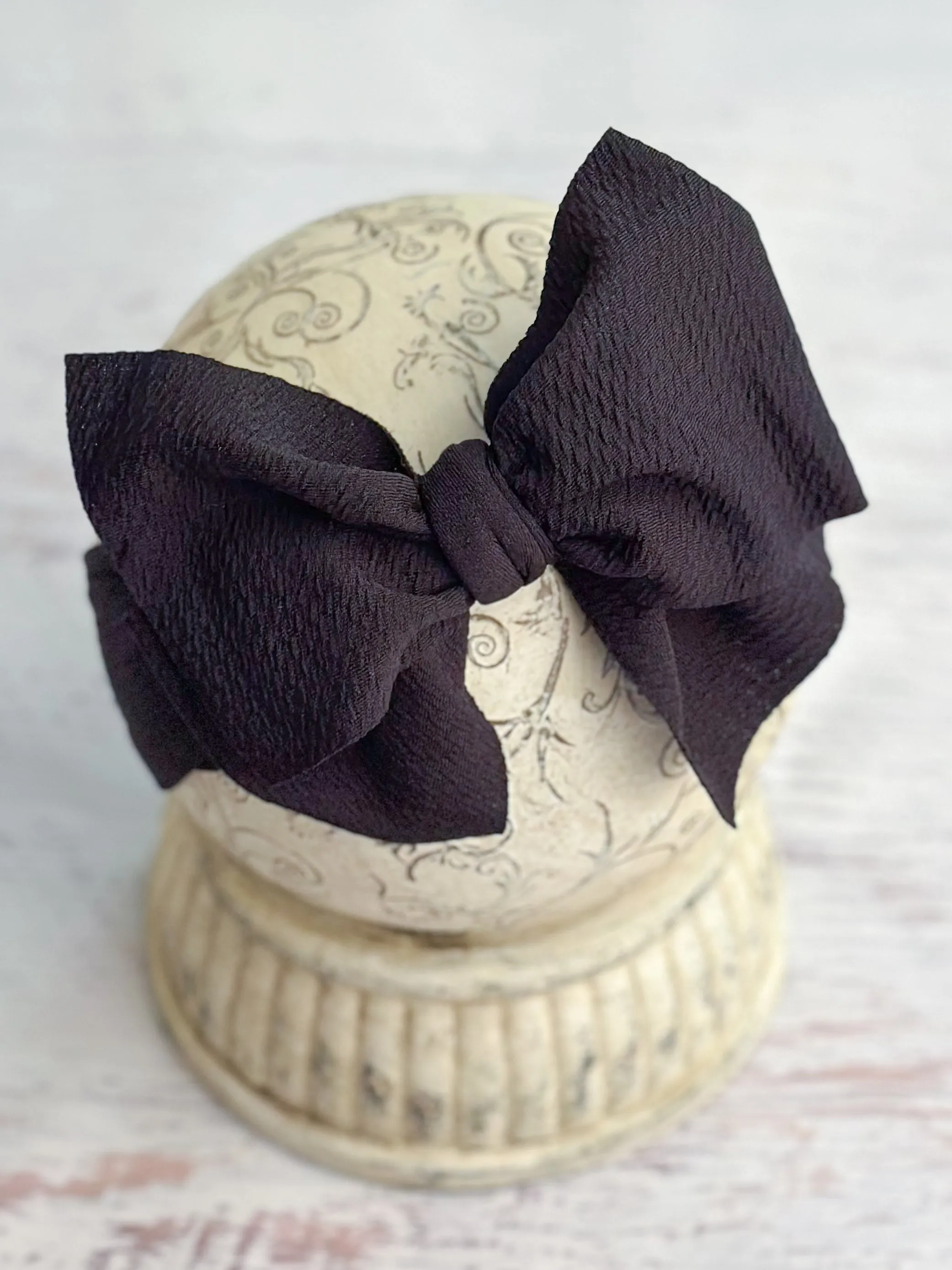 Double Bow Headbands - Solid Colors (Whtie & Hot pink)