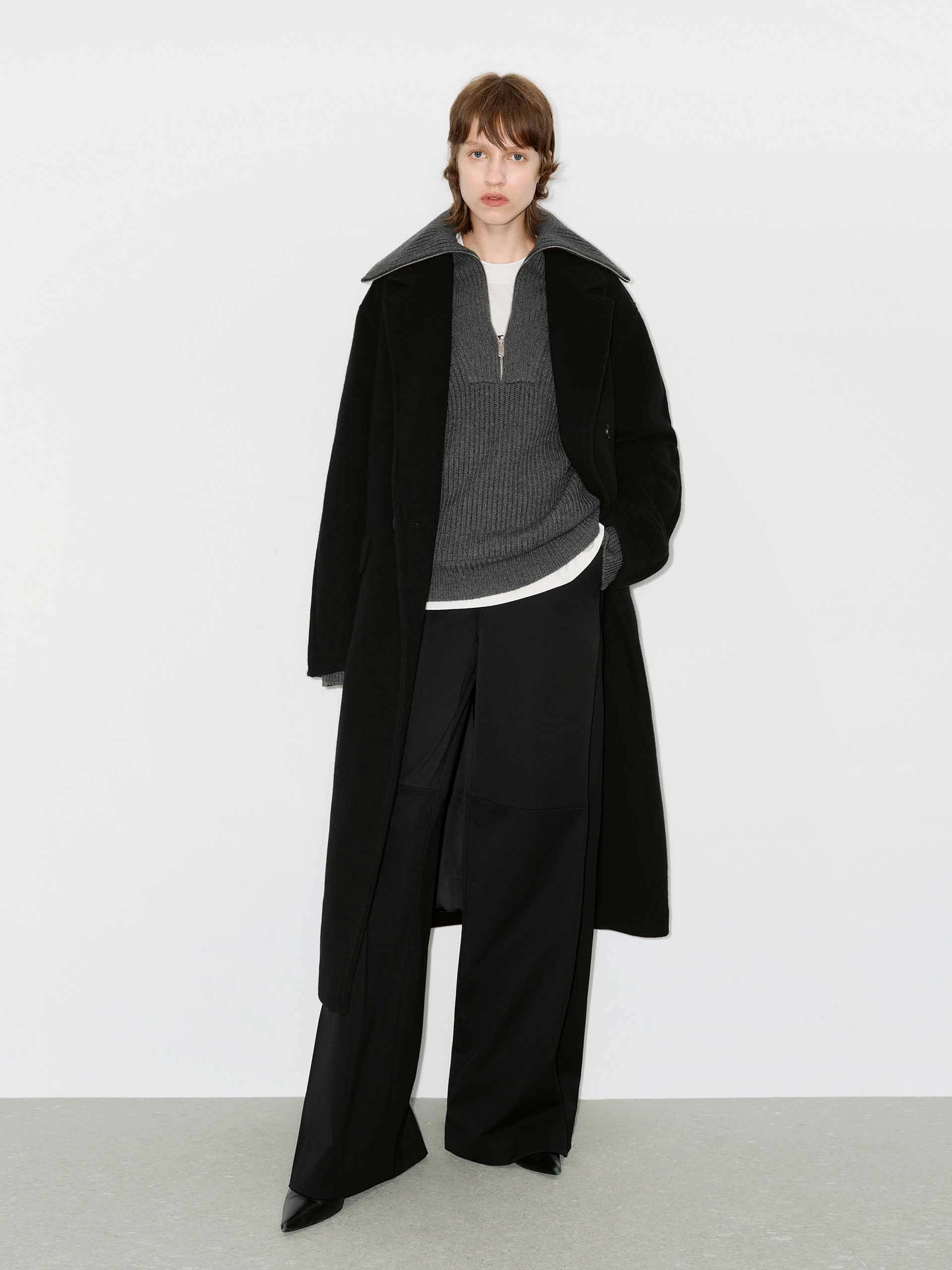 Double Breasted Belted Coat Packable Construction Ultra Light Packable