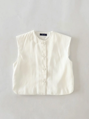 Nelson Vest (FINAL SALE) Recycled Material Blend