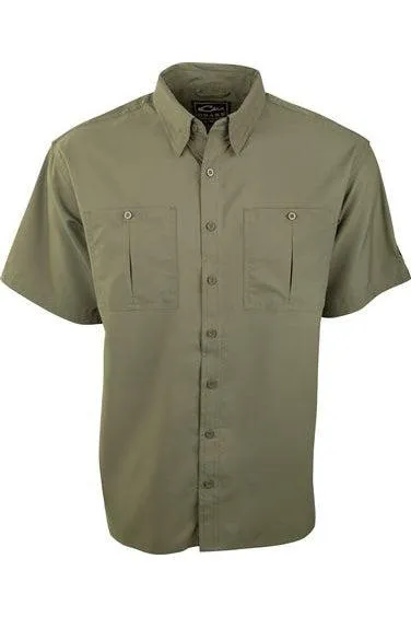 Drake Flyweight Shirt with Vented Back Short Sleeve