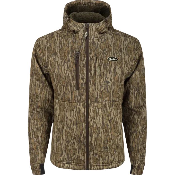 Drake MST Hole Shot Windproof Eqwader Hooded Full Zip