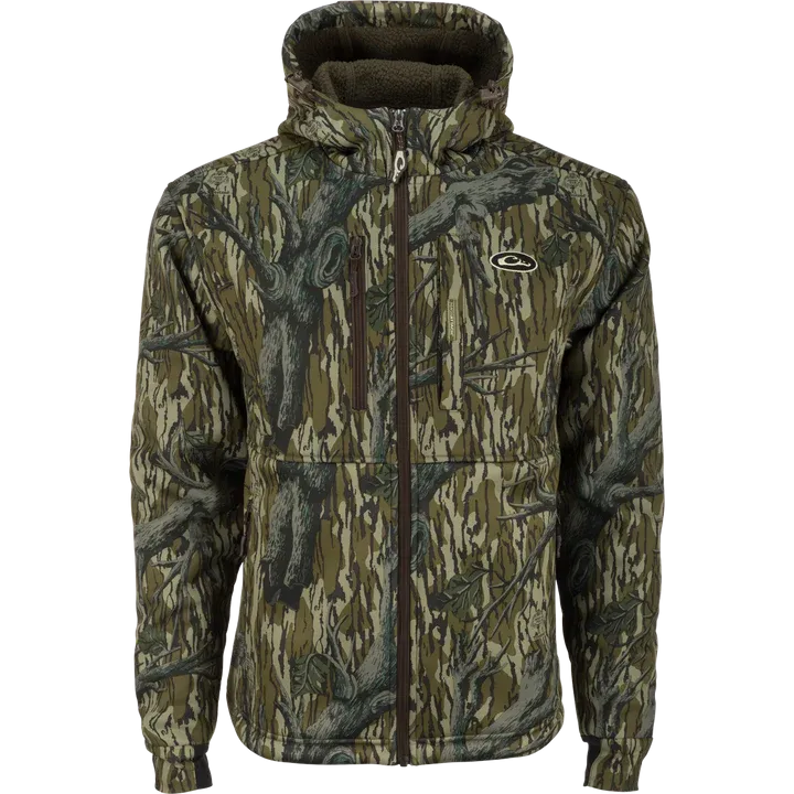 Drake MST Hole Shot Windproof Eqwader Hooded Full Zip