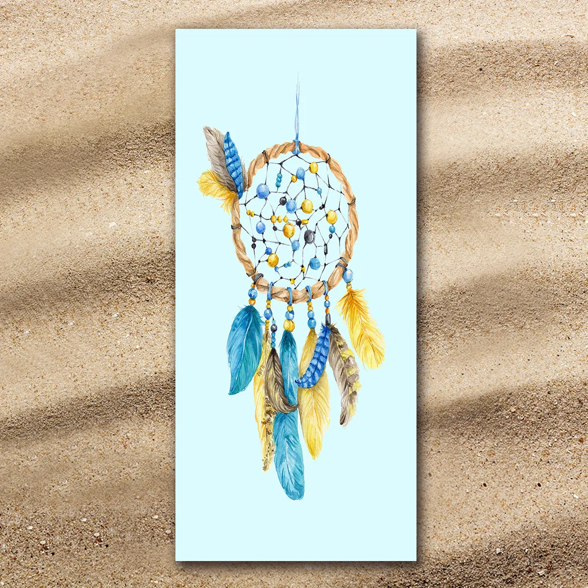Dreams of Blue Jumbo Beach Towel