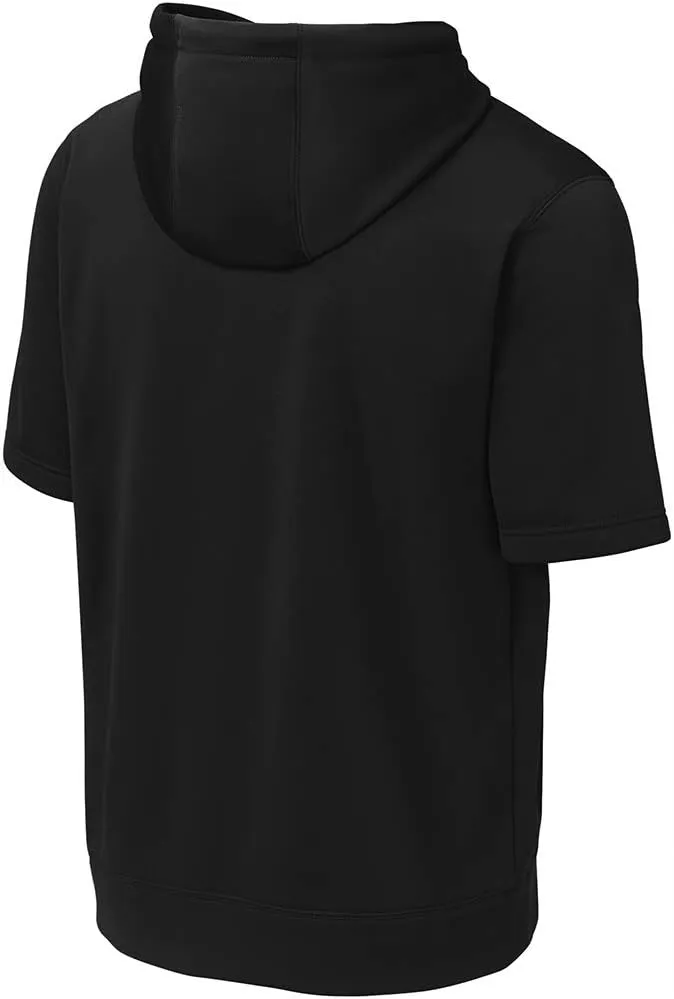 DRIEQUIP Mens Moisture Wicking Fleece Short Sleeve Hoodie Sizes XS-4XL