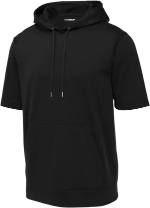 DRIEQUIP Mens Moisture Wicking Fleece Short Sleeve Hoodie Sizes XS-4XL