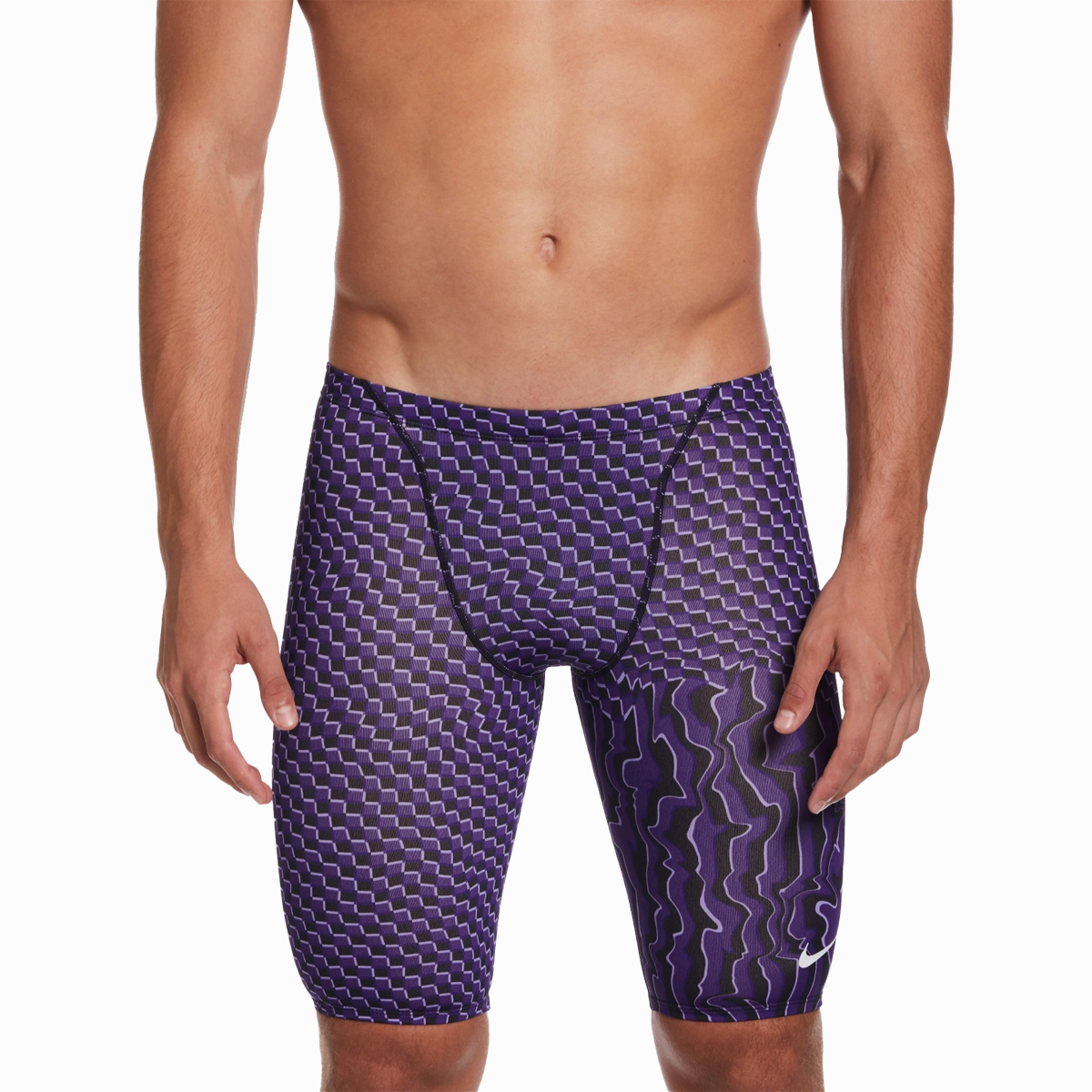 Drippy Check Jammer Comfortable Swimwear