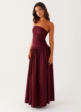 Tall Fit Carmel Maxi Dress - Mulberry