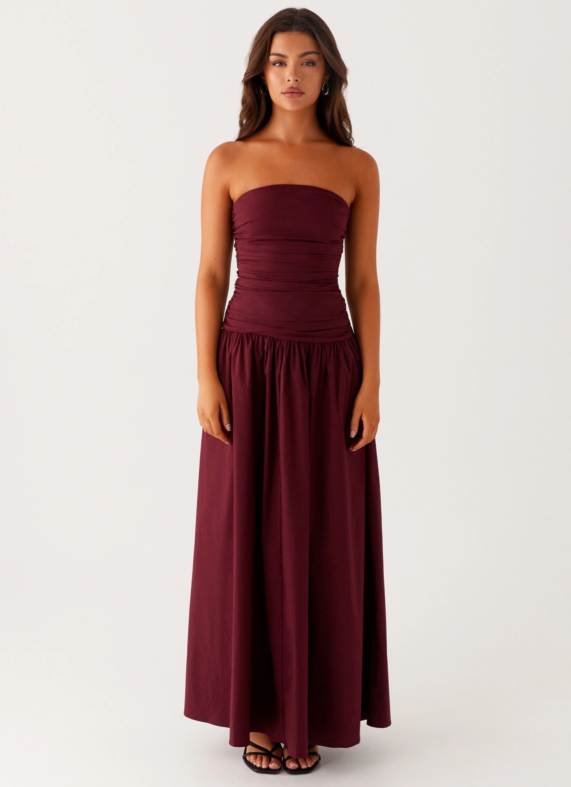 Comfort Layer Carmel Maxi Dress - Mulberry
