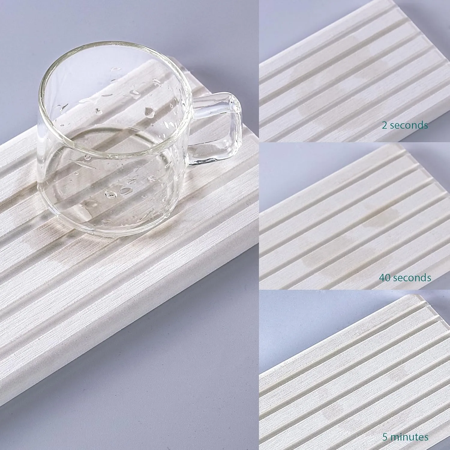 DryMates - Water Absorbent Diatomite Coasters