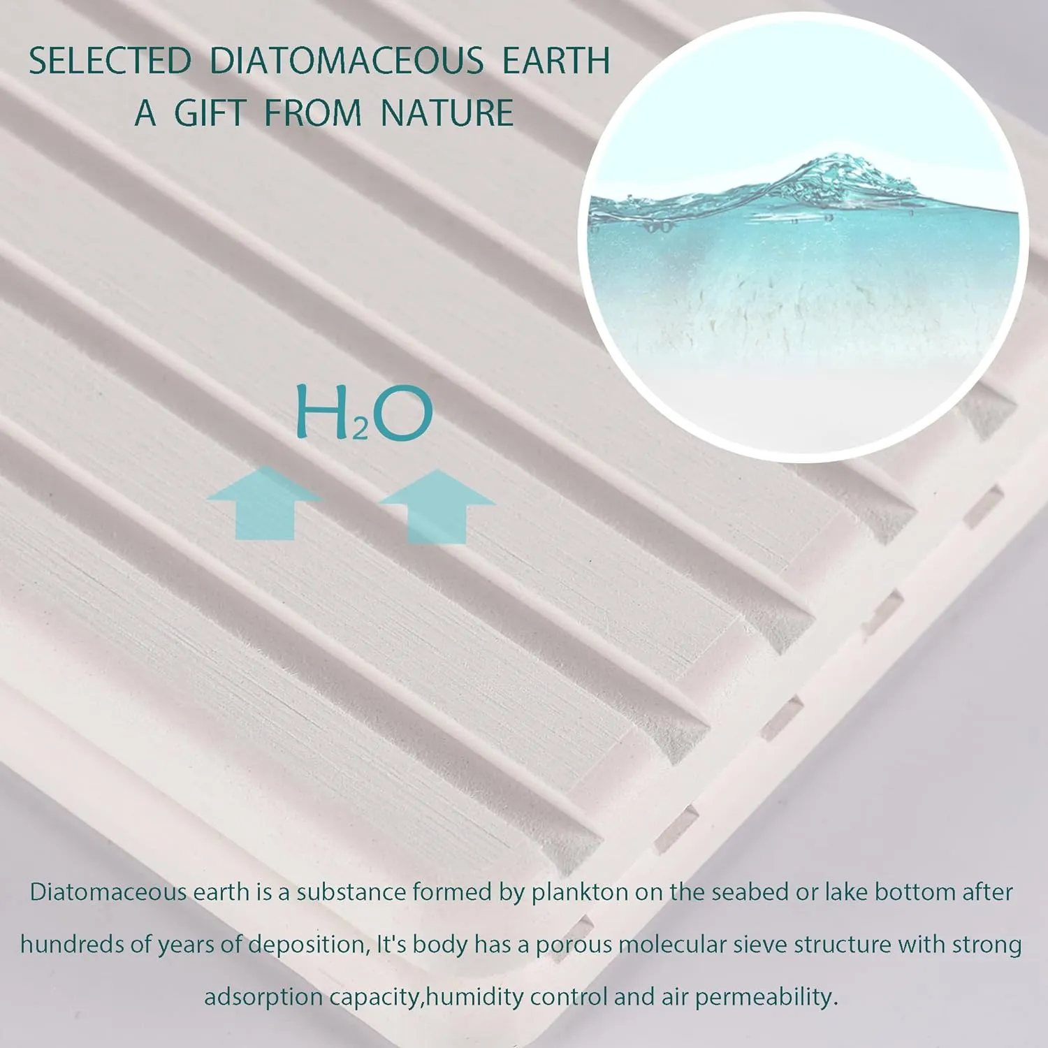 DryMates - Water Absorbent Diatomite Coasters
