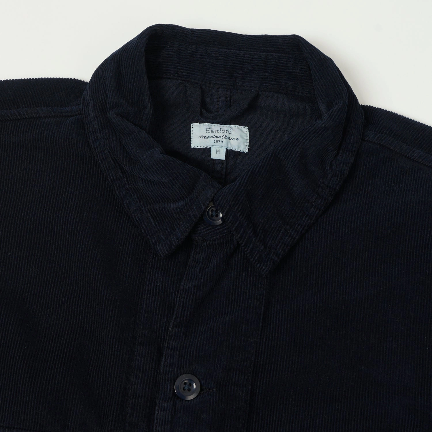 Eco Friendly Coatings Matte Fabric Hartford 'Jack' Corduroy Jacket - Dark Navy