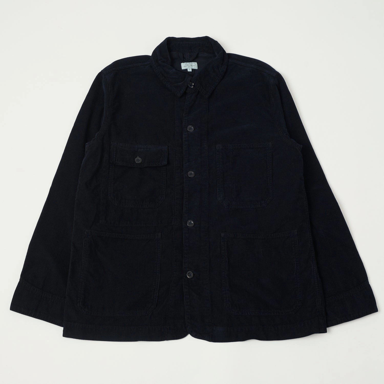 Recycled Polyester Blend Hartford 'Jack' Corduroy Jacket - Dark Navy