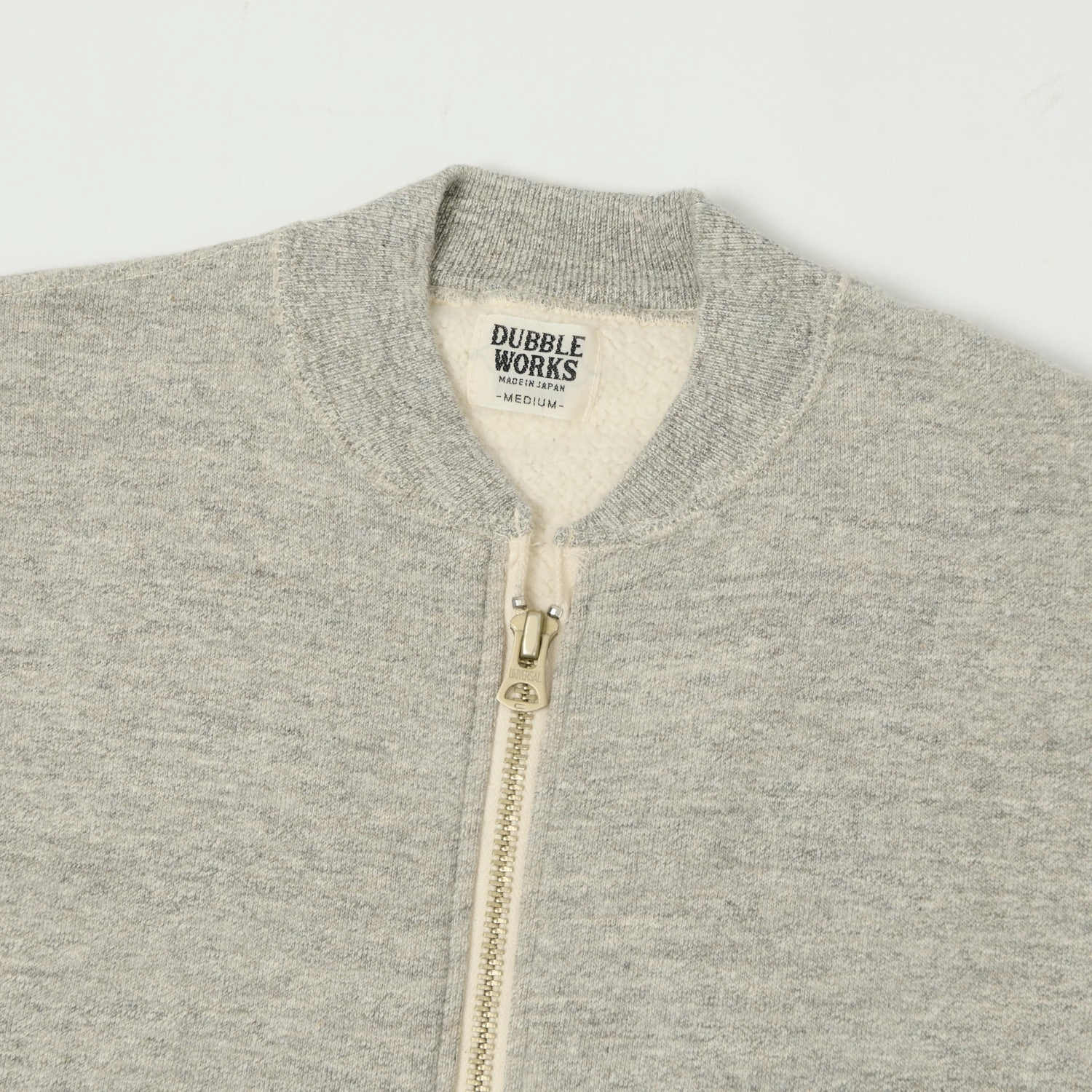 Dubbleworks Tsuriami Sweat Jacket - Heather Grey Reversible Style