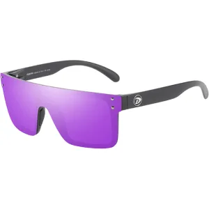 Dubery Polarized Sunglasses 100% UV Protection Black / Purple D104 C12