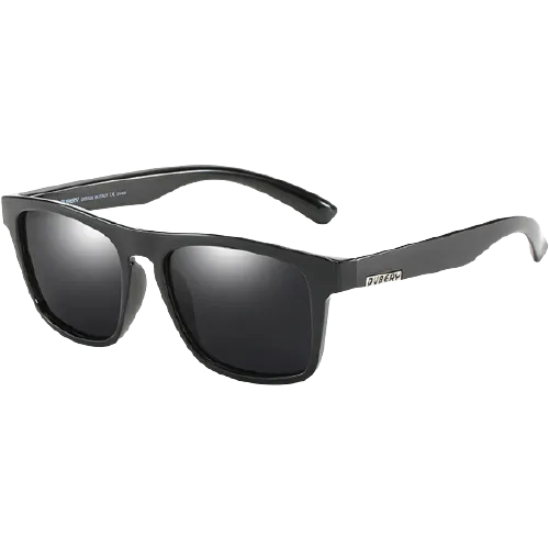 Dubery Polarized Sunglasses 100% UV Protection Black/Black D125 C1