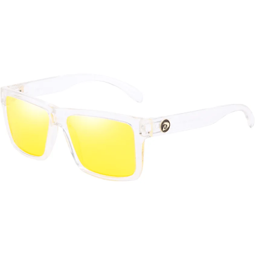 Dubery Polarized Sunglasses 100% UV Protection Transparent / Yellow D805 C8