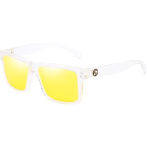 Dubery Polarized Sunglasses 100% UV Protection Transparent / Yellow D805 C8