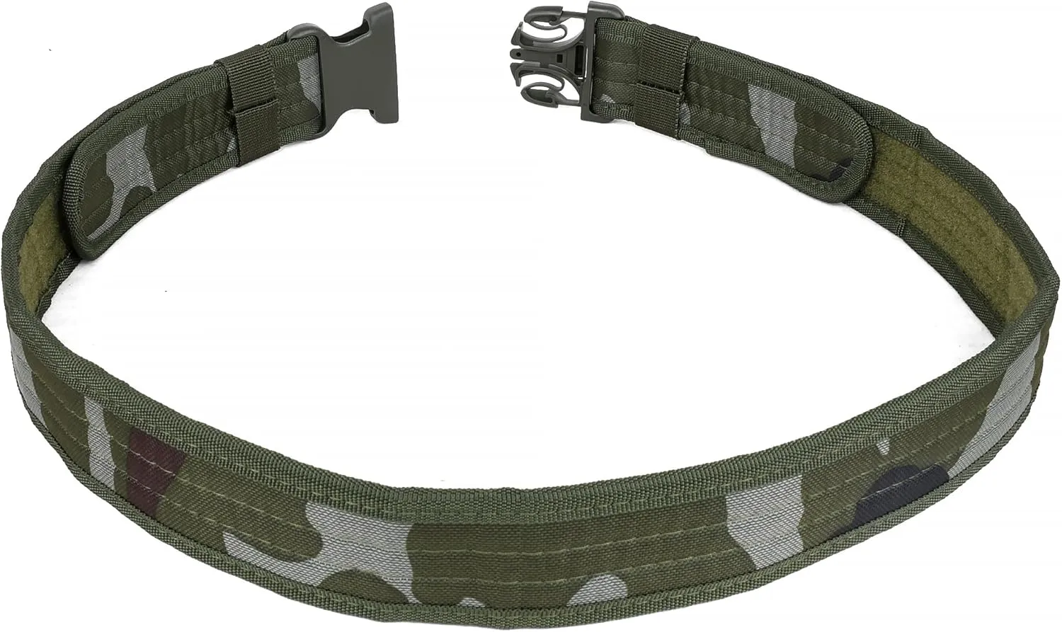Durable Tactical Belt in Multiple Colors Black/Green/Camo/Khaki/Dessert for Hunting, Climbing, Hiking, Camping, Cycling