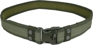 Durable Tactical Belt in Multiple Colors Black/Green/Camo/Khaki/Dessert for Hunting, Climbing, Hiking, Camping, Cycling