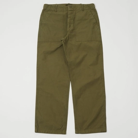 On The Go Commuter Fit East Harbour Surplus 'Texas' Fatigue Trouser - Green