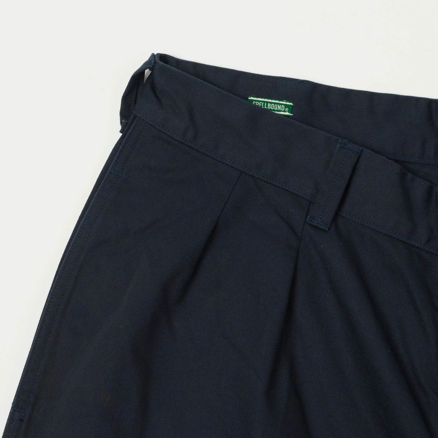 Spellbound Double Pleat French Trousers - Navy Perfect Shape