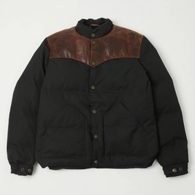 Stylish Layer Shangri-La Heritage 'Bivacco' Western Down Jacket - Black