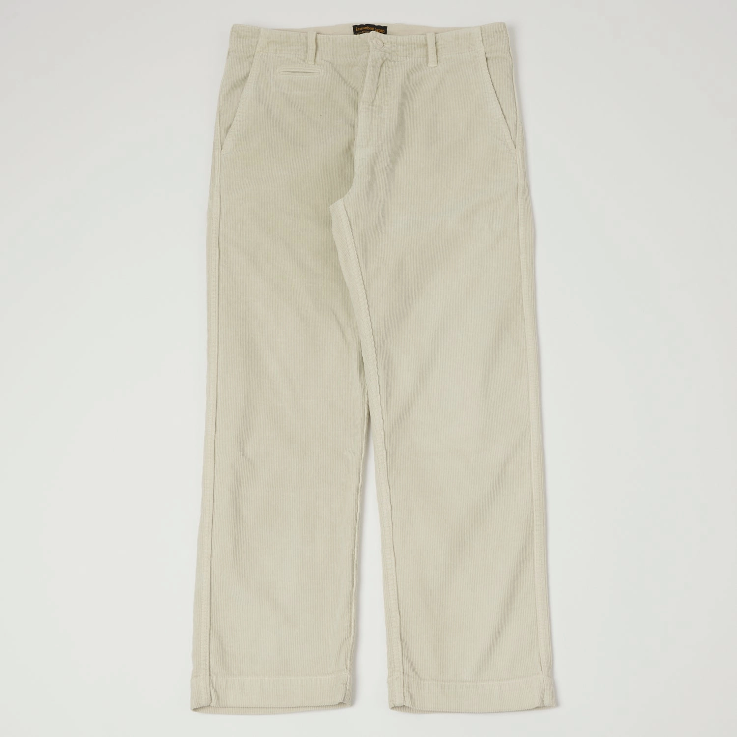 East Harbour Surplus 'Axel 101' Corduroy Trouser - Off White SoftCottonBlend Seasonless wear