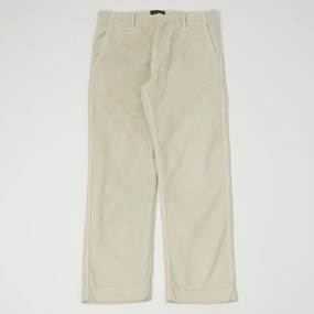 East Harbour Surplus 'Axel 101' Corduroy Trouser - Off White SoftCottonBlend Seasonless wear
