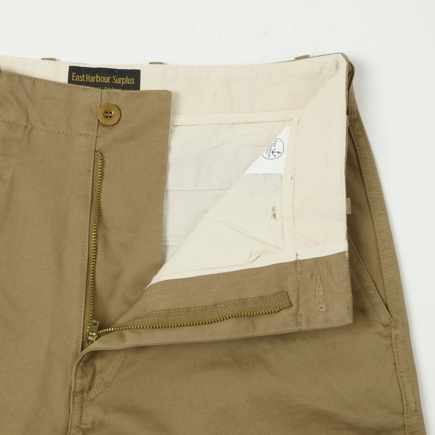 East Harbour Surplus 'Axel 121' Chino Trouser - Dove Stain Resistant Day Hike