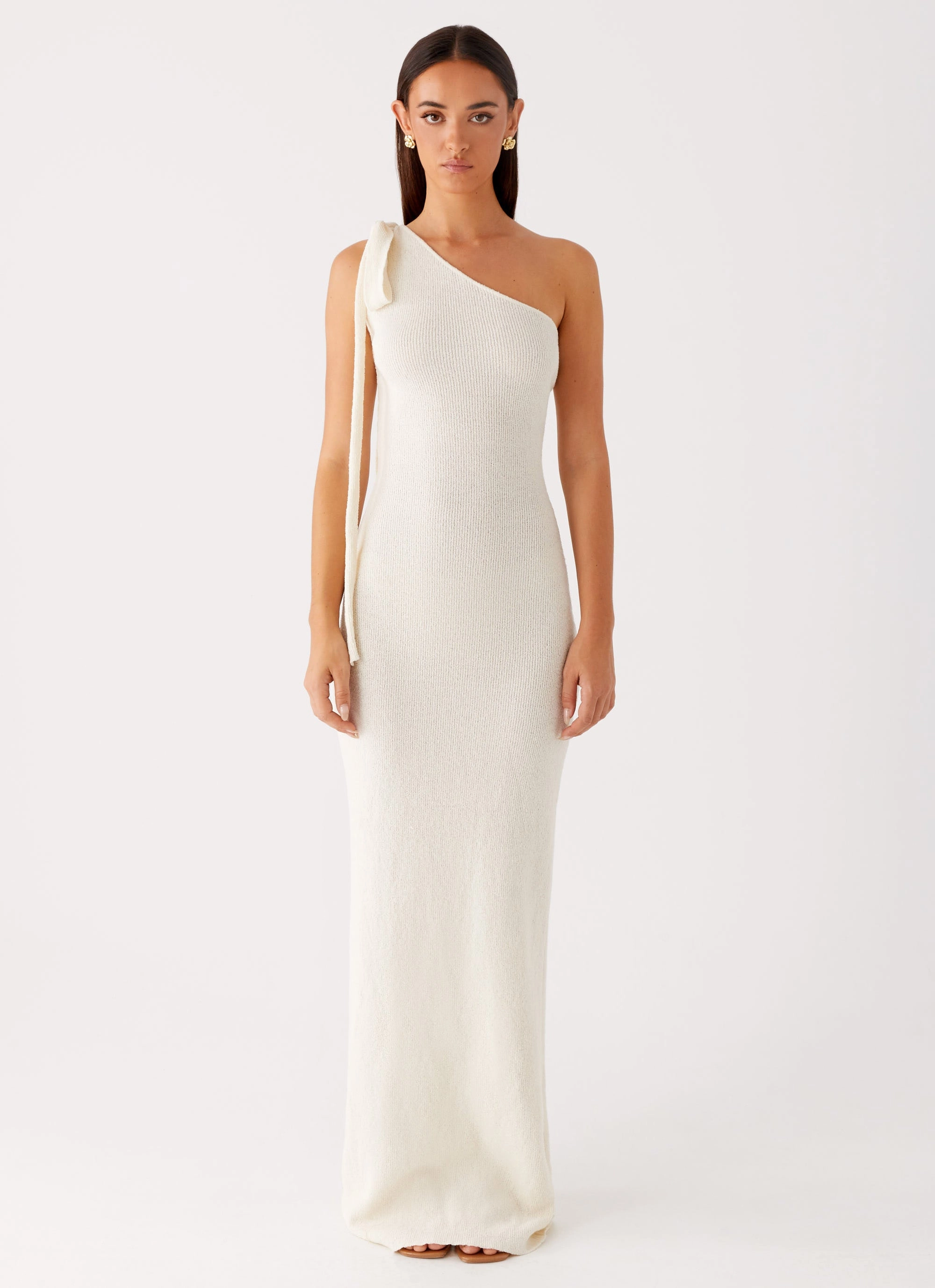 Quick-Dry Easton Knit Maxi Dress - White