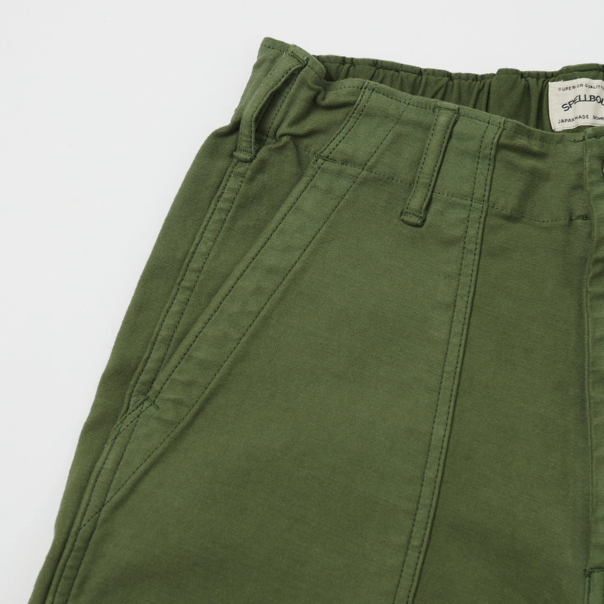 Spellbound Stretch Work Pant - Olive Tapered leg Stretchable Comfort