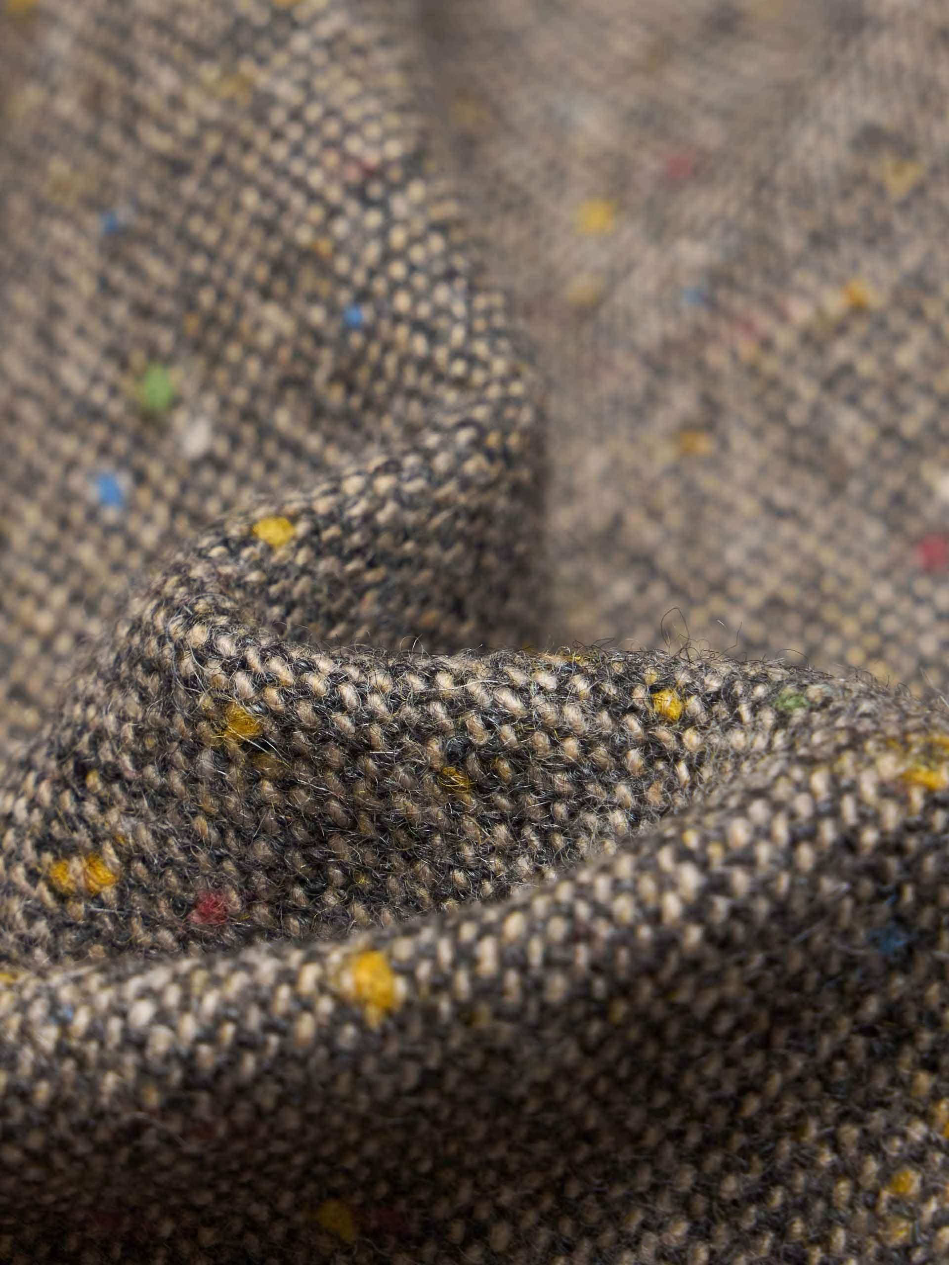 Donegal Tweed Button Coat EasyClean Coating