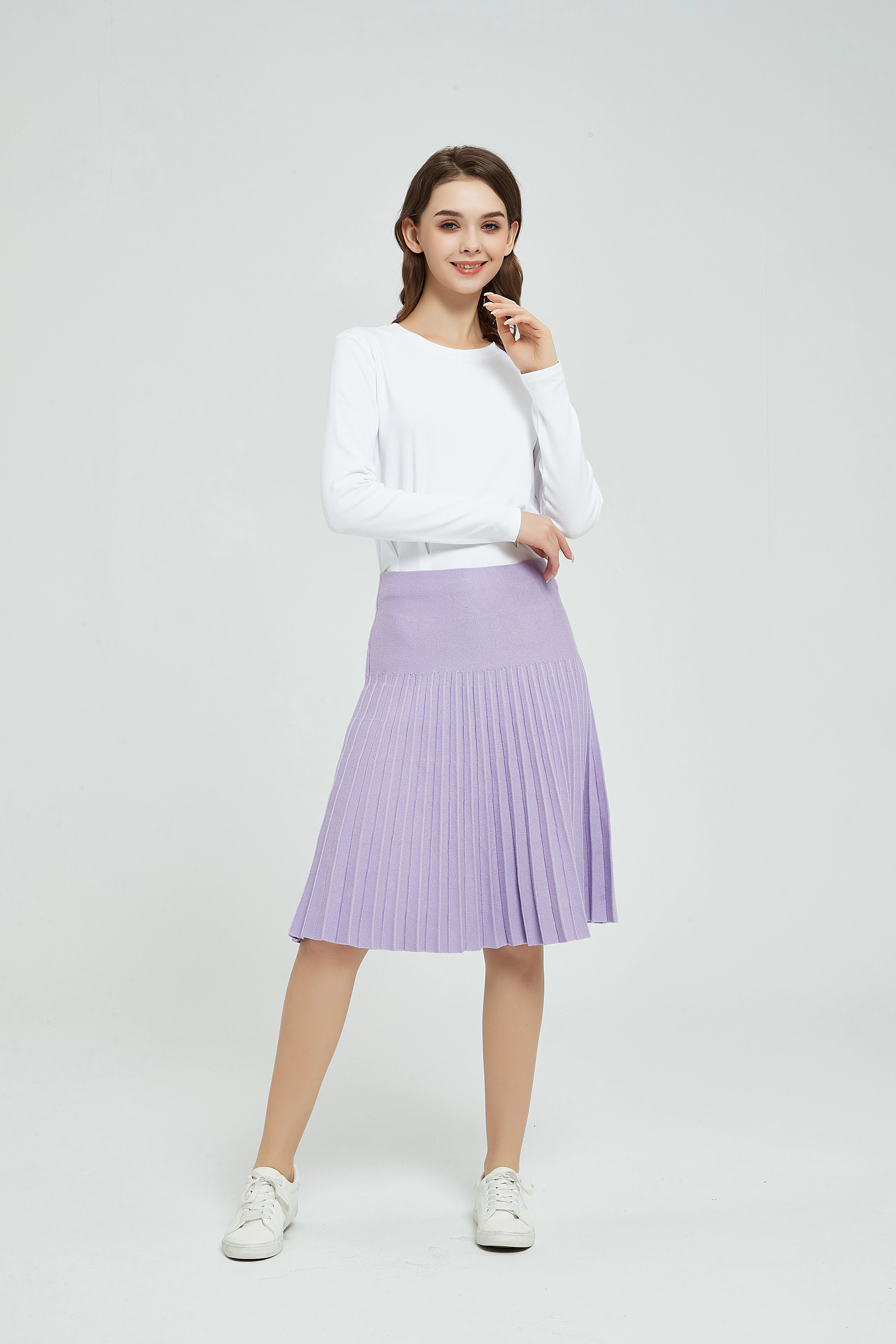 MM YEAR ROUND PLEATED - LAVENDER Non Tapered Leg