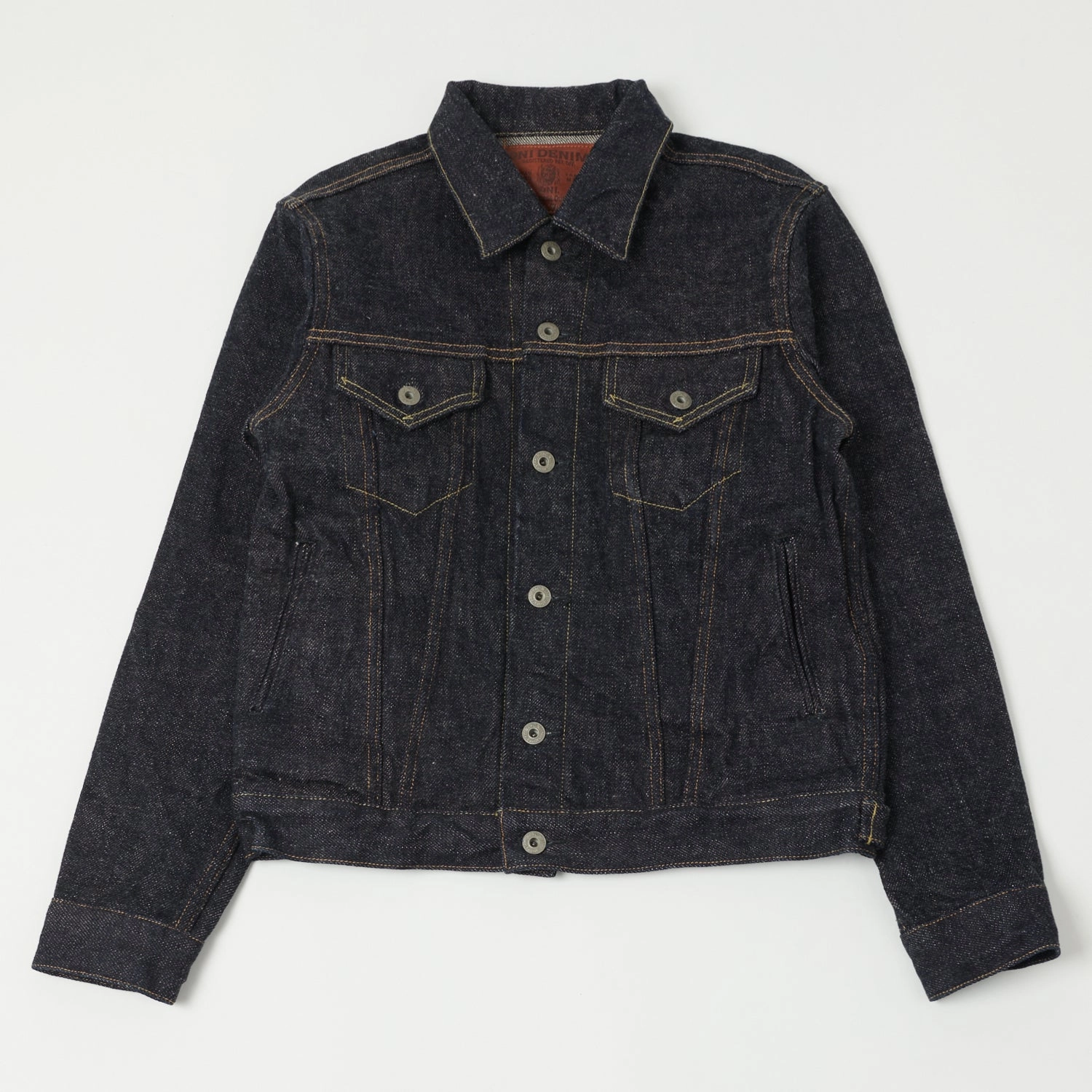 ONI Denim 02527P-DIZR 20oz 'Dark Indigo 'Secret Denim' Type-III Pocket Denim Jacket - One Wash Fashion Forward Layer