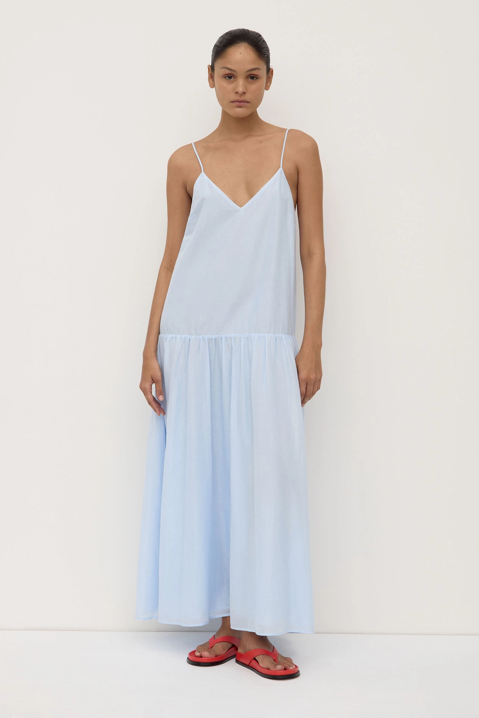 Asymmetrical hem Summer Wardrobe Masie Maxi Dress