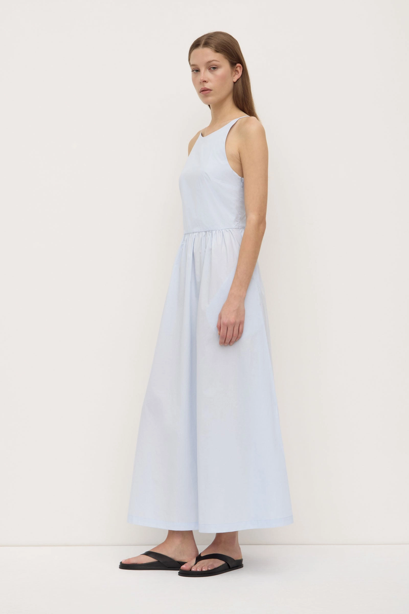 Soft Weave ReinforcedHem Posie Midi Dress