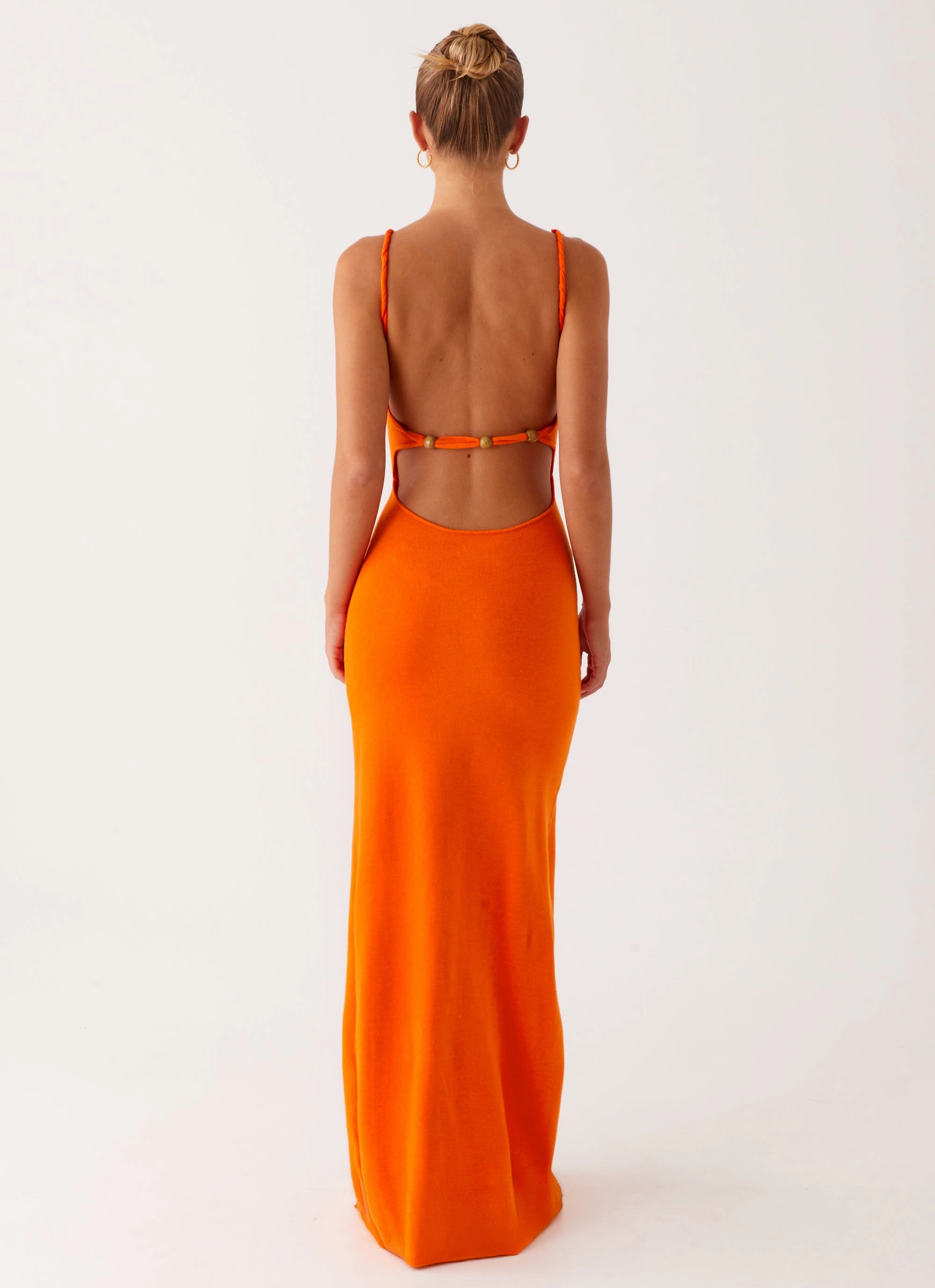Elaina Knit Maxi Dress - Orange Day Ready Look Shade Soft